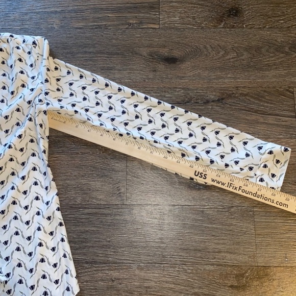 Ann Taylor XSP petite polyester blouse business attire - Picture 5 of 10